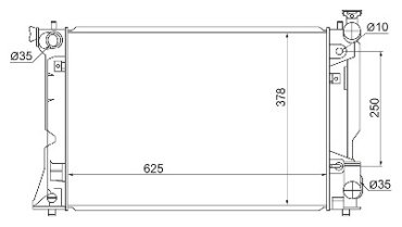 SAT радиатор основной TY0002-AZT250 купить,NaN