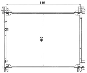 SAT радиатор кондиционера ST-TYG4-394-0 купить,NaN