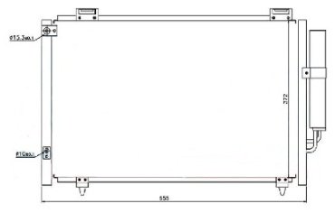 SAT радиатор кондиционера ST-TY28-394-A0 купить,NaN