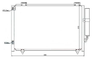 SAT радиатор кондиционера ST-TY28-394-A0 купить,NaN