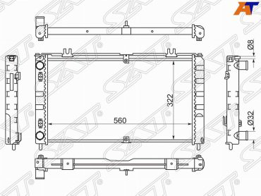 SAT радиатор основной SG-LD0002-1 купить,NaN