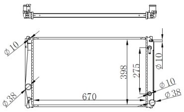 TONGSHI радиатор основной 75325PA16 купить,NaN