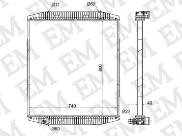 SAT радиатор основной IV0001 купить,NaN