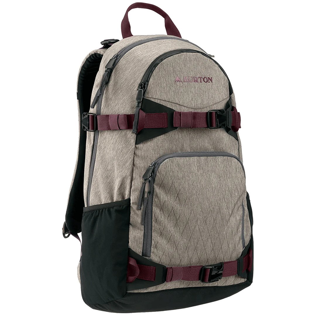 Рюкзак женский Burton WMS Riders Pack 25L Castlerock Heather бежевый купить,NaN