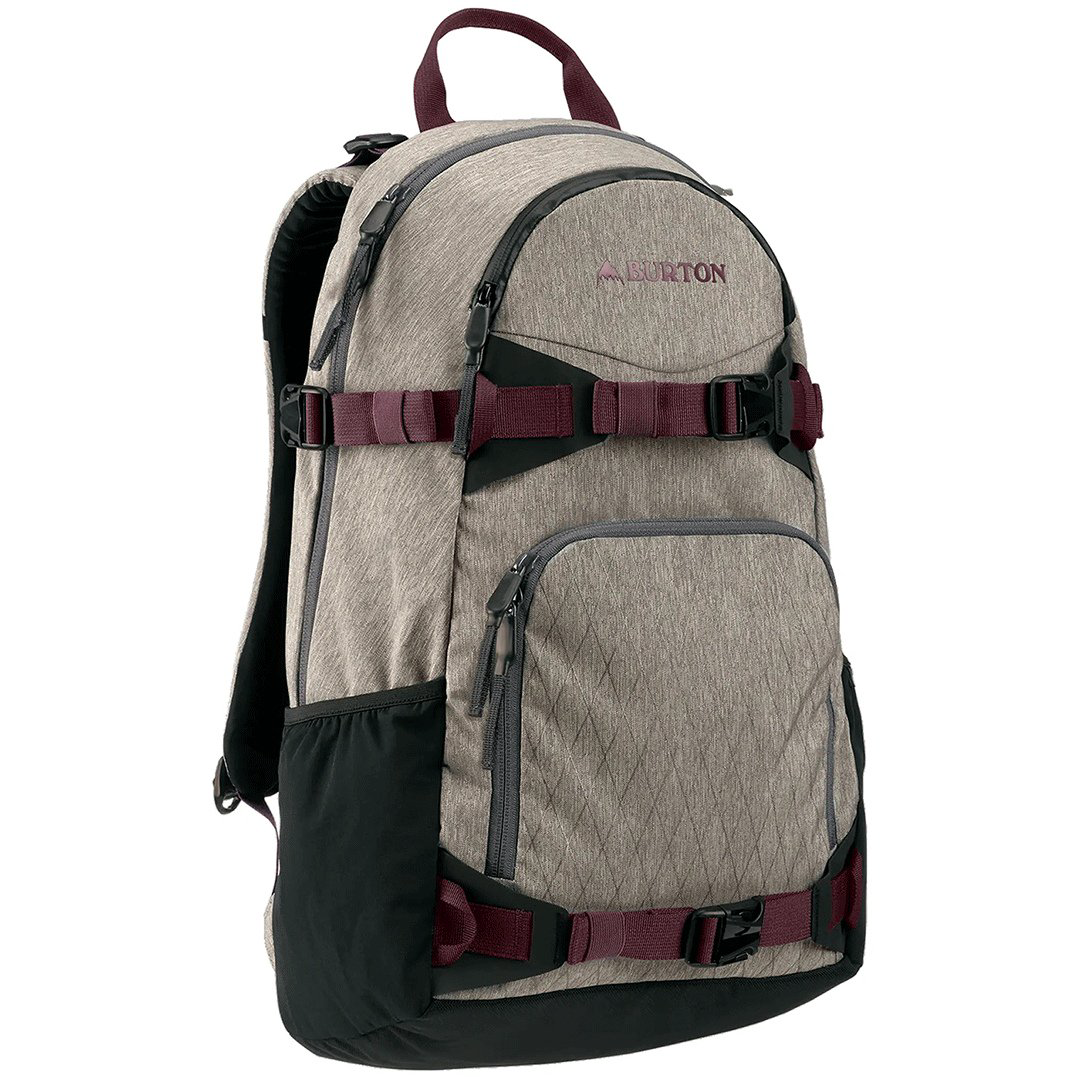 Рюкзак женский Burton WMS Riders Pack 25L Castlerock Heather бежевый купить,NaN
