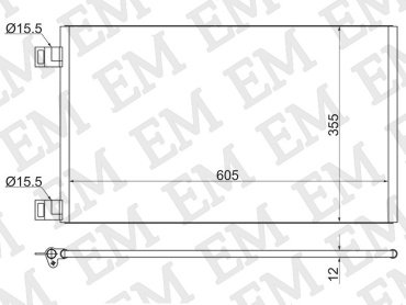SAT радиатор кондиционера ST-DC01-394-A0 купить,NaN