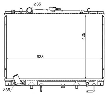 SAT радиатор основной MC0066-V6-2R купить,NaN