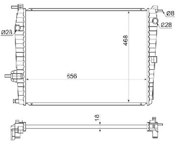 SAT радиатор основной RN0004-09 купить,NaN