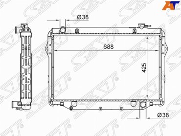SAT радиатор основной ST-10-0005 купить,NaN