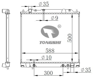 Nissens радиатор основной 62855 купить,NaN