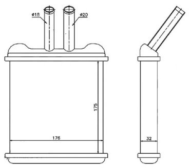 SAT радиатор печки ST-CVL1-395-0 купить,NaN