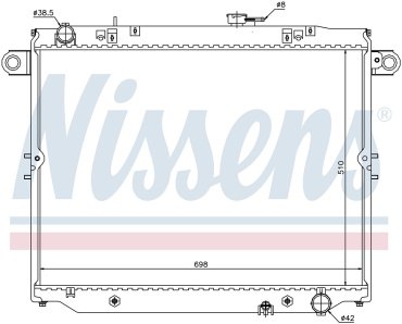 Nissens радиатор основной 64882 купить,NaN