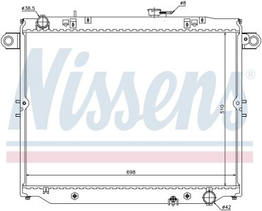 Nissens радиатор основной 64882 купить,NaN