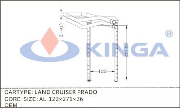 Kinga радиатор печки N80062PA26 купить,NaN