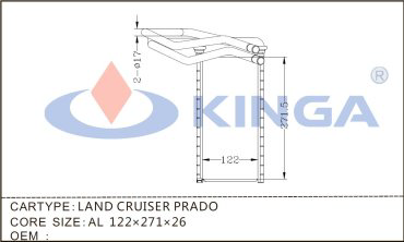 Kinga радиатор печки N80062PA26 купить,NaN