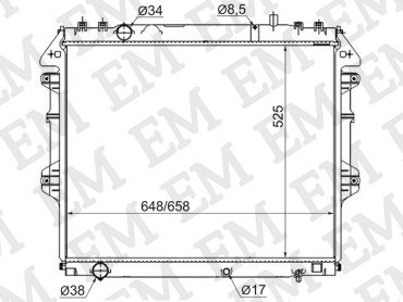 SAT радиатор основной TY0014-5LE купить,NaN