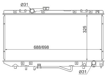SAT радиатор основной TY0002-ST200 купить,NaN