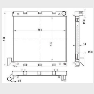 PATRON радиатор основной PRS4527 купить,NaN