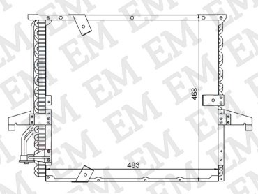 SAT радиатор кондиционера ST-BM36-394-0 купить,NaN