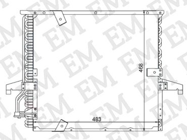 SAT радиатор кондиционера ST-BM36-394-0 купить,NaN