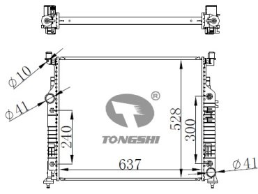 SAKURA радиатор основной 3312-1001 купить,NaN