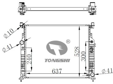 SAKURA радиатор основной 3312-1001 купить,NaN