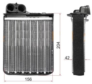 SAT радиатор печки ST-DC01-395-A0 купить,NaN