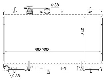 SAT радиатор основной SB0005 купить,NaN