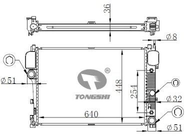Winkod радиатор основной WRW1164 купить,NaN