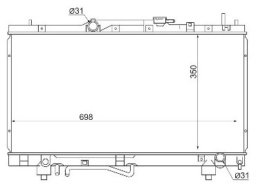 SAT радиатор основной SG-TY0002-ST210 купить,NaN