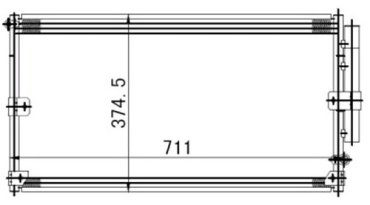 SAT радиатор кондиционера ST-TY90-394-A0 купить,NaN