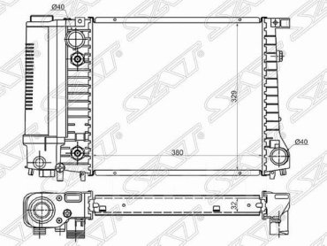 SAT радиатор основной SG-BW0009 купить,NaN