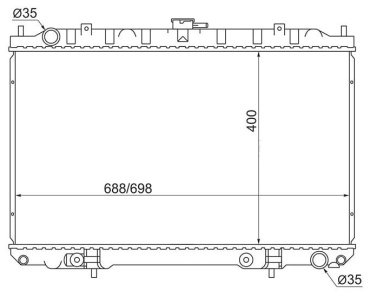 SAT радиатор основной NS0004-33 купить,NaN
