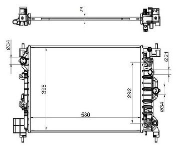 SAT радиатор основной CV0011-1 купить,NaN