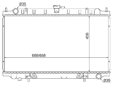 SAT радиатор основной NS0004-32 купить,NaN