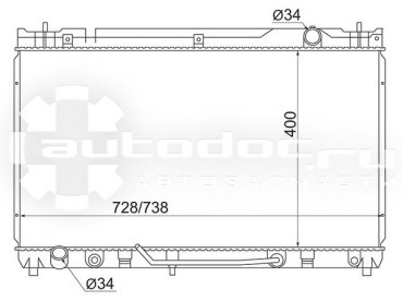 SAT радиатор основной TY0003MCV30 купить,NaN