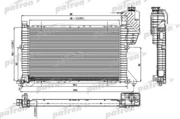 PATRON радиатор основной PRS3118 купить,NaN