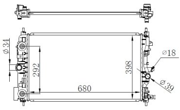 TONGSHI радиатор основной 79213PA16 купить,NaN