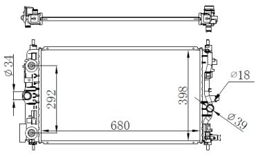 TONGSHI радиатор основной 79213PA16 купить,NaN