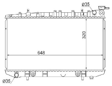 SAT радиатор основной SG-NS0001-14 купить,NaN