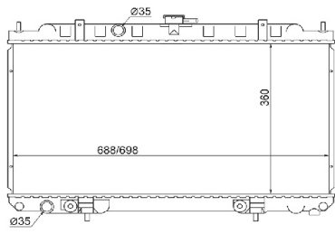 SAT радиатор основной SG-NS0002-12 купить,NaN