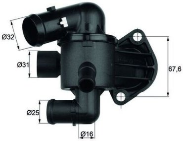 MAHLE термостат TI 33 87
