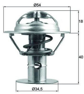 MAHLE термостат TX 180 86D купить,NaN