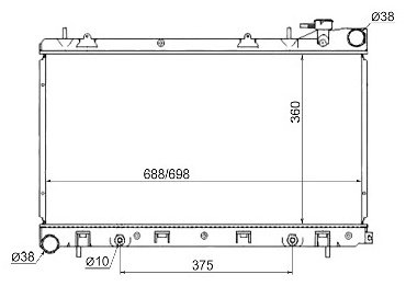 SAT радиатор основной SG-SB0001-02 купить,NaN