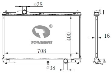 TONGSHI радиатор основной 75092PA16 купить,NaN