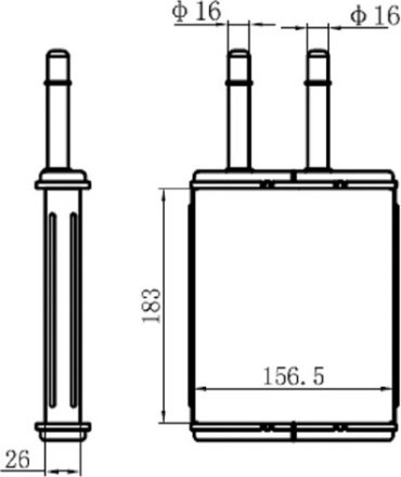 SAT радиатор печки ST-MZV6-395-0 купить,NaN