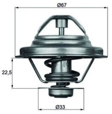 MAHLE термостат TX 24 80D