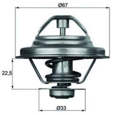 MAHLE термостат TX 24 80D купить,NaN