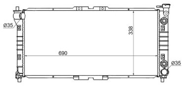 SAT радиатор основной SG-MZ0002-V4 купить,NaN