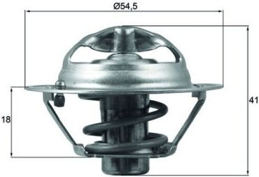 MAHLE термостат TX 162 82D купить,NaN